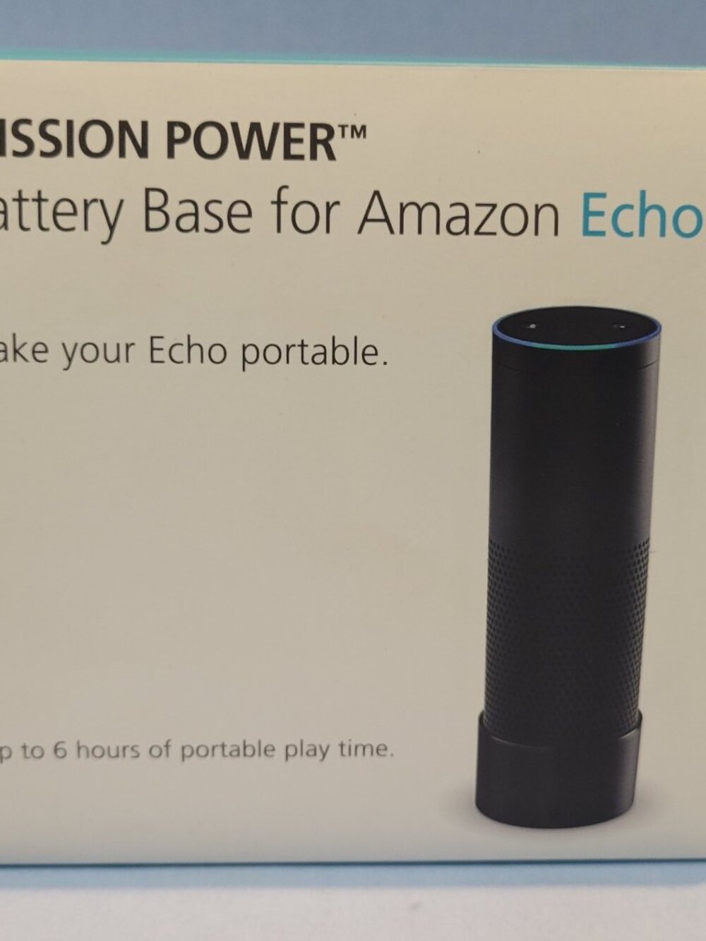 Mission Power Battery Base For Amazon Echo - NOB